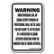 Signmission Safety Sign, 18 in Height, Aluminum, 12 in Length, Equine - Michigan A-1218 Equine - Michigan - alternate 1